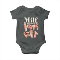 MILF Man I Love Feet Baby Onesie Funny Sexy Inappropriate Saying Quote