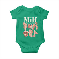 MILF Man I Love Feet Baby Onesie Funny Sexy Inappropriate Saying Quote