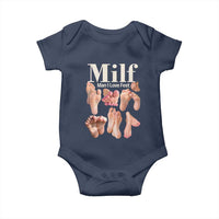 MILF Man I Love Feet Baby Onesie Funny Sexy Inappropriate Saying Quote