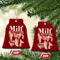 MILF Man I Love Feet Ceramic Ornament Funny Sexy Inappropriate Saying Quote