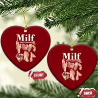 MILF Man I Love Feet Ceramic Ornament Funny Sexy Inappropriate Saying Quote
