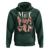 MILF Man I Love Feet Hoodie Funny Sexy Inappropriate Saying Quote