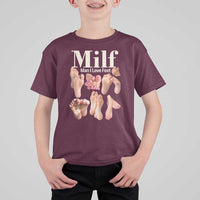 MILF Man I Love Feet T Shirt For Kid Funny Sexy Inappropriate Saying Quote