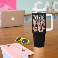 MILF Man I Love Feet Tumbler With Handle Funny Sexy Inappropriate Saying Quote