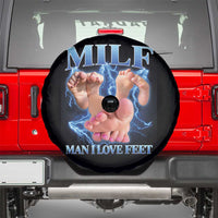Inappropriate Adult Spare Tire Cover Vintage Bootleg MILF Man I Love Feet