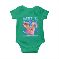 Inappropriate Adult Baby Onesie Vintage Bootleg MILF Man I Love Feet