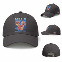 Inappropriate Adult Baseball Cap Vintage Bootleg MILF Man I Love Feet