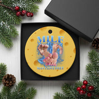 Inappropriate Adult Ceramic Ornament Vintage Bootleg MILF Man I Love Feet