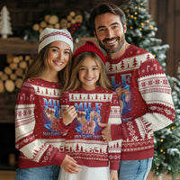 Inappropriate Adult Ugly Christmas Sweater Vintage Bootleg MILF Man I Love Feet