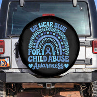 We Wear Blue Child Abuse Prevention Spare Tire Cover
