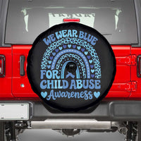 We Wear Blue Child Abuse Prevention Spare Tire Cover