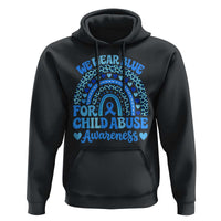 We Wear Blue Child Abuse Prevention Hoodie