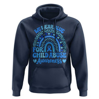 We Wear Blue Child Abuse Prevention Hoodie
