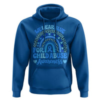 We Wear Blue Child Abuse Prevention Hoodie