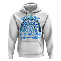 We Wear Blue Child Abuse Prevention Hoodie