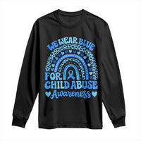 We Wear Blue Child Abuse Prevention Long Sleeve Shirt