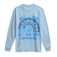 We Wear Blue Child Abuse Prevention Long Sleeve Shirt