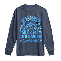 We Wear Blue Child Abuse Prevention Long Sleeve Shirt