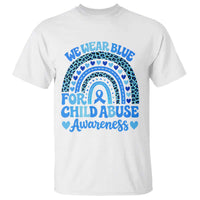 We Wear Blue Child Abuse Prevention T Shirt
