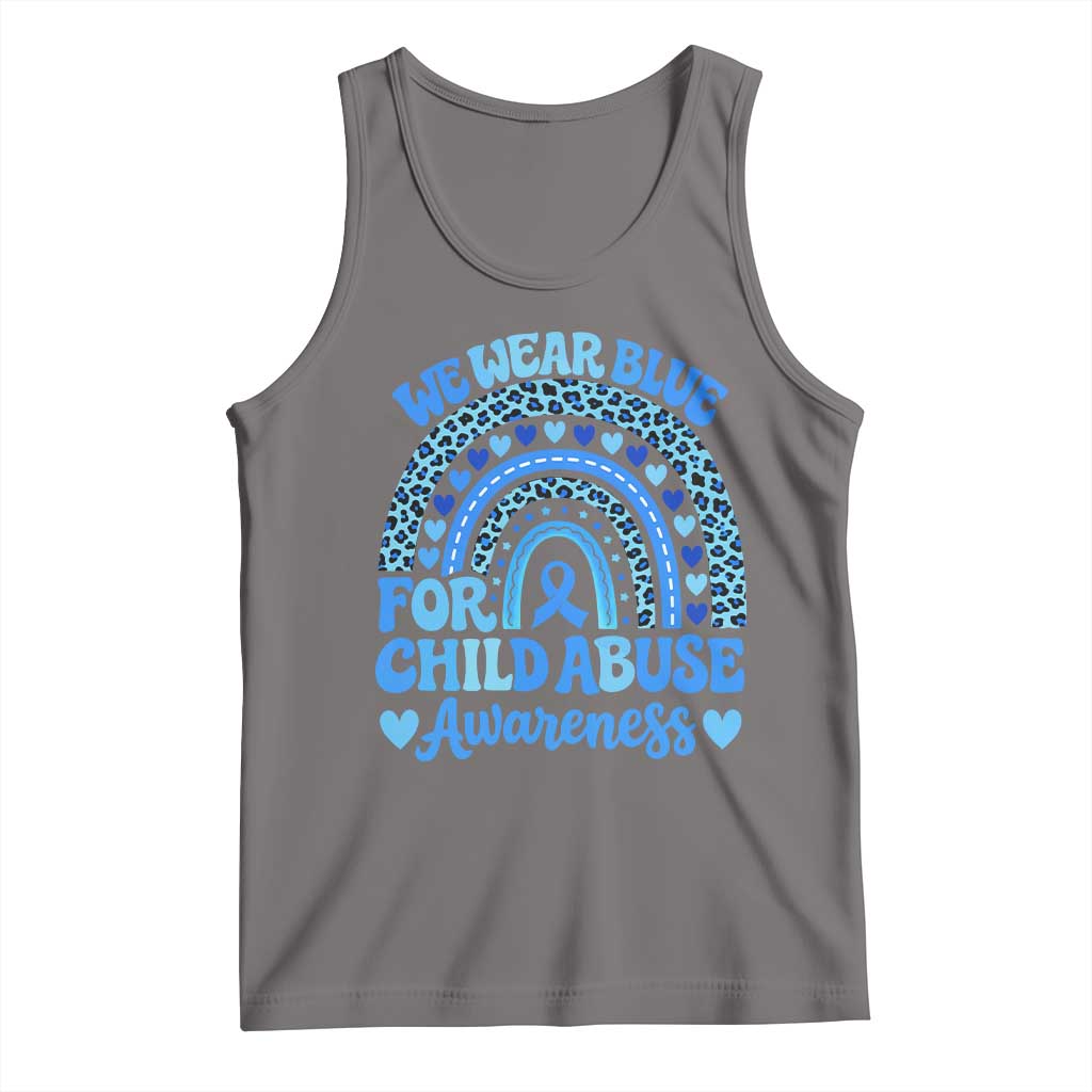 We Wear Blue Child Abuse Prevention Tank Top