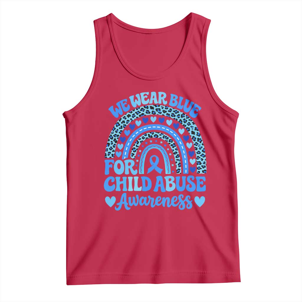 We Wear Blue Child Abuse Prevention Tank Top