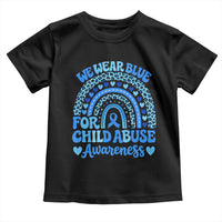 We Wear Blue Child Abuse Prevention Toddler T Shirt