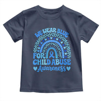 We Wear Blue Child Abuse Prevention Toddler T Shirt