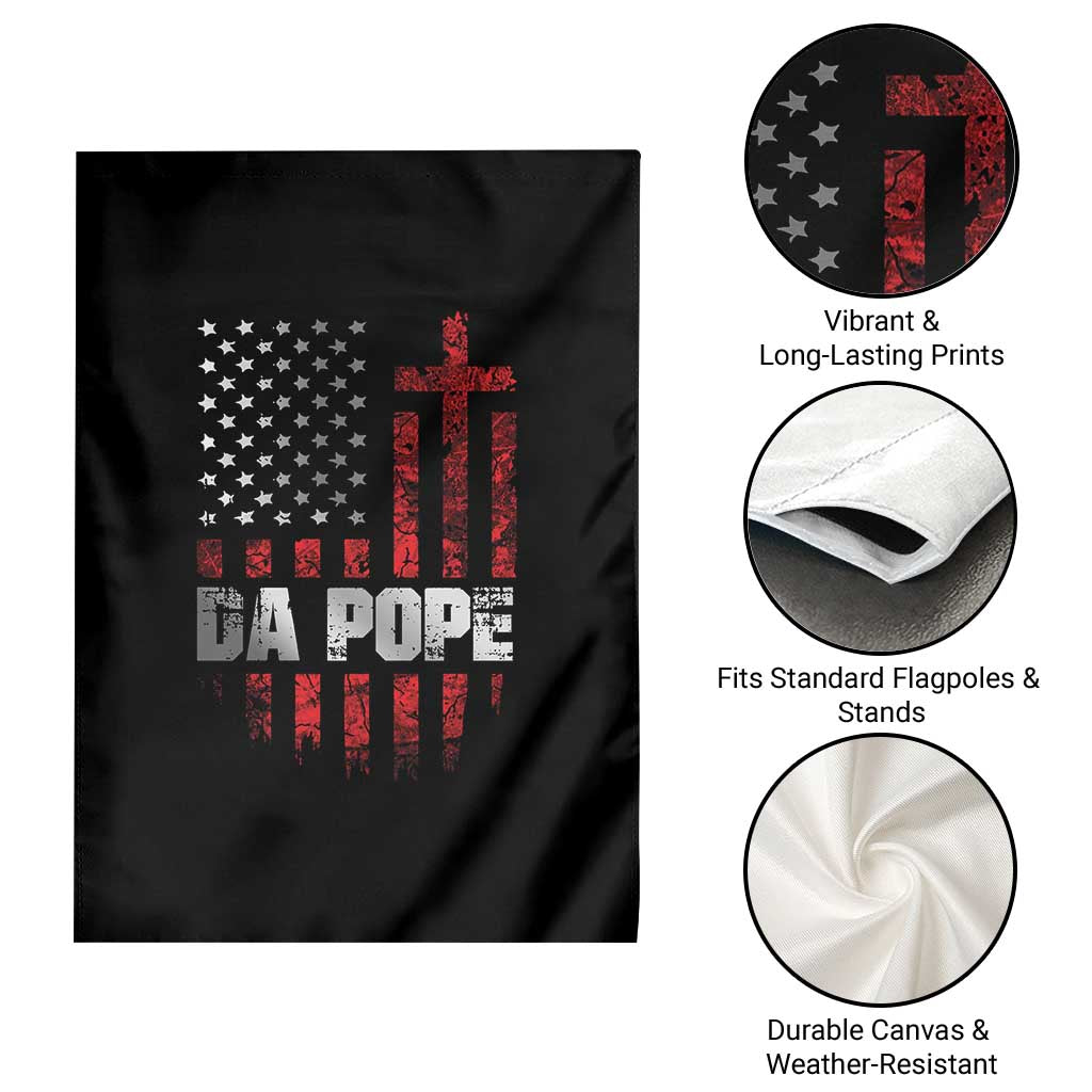 Da Pope Leo XIV Garden Flag From America Chicago America US Flag - Wonder Print Shop