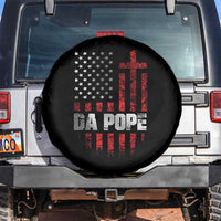 Da Pope Leo XIV Spare Tire Cover From America Chicago America US Flag