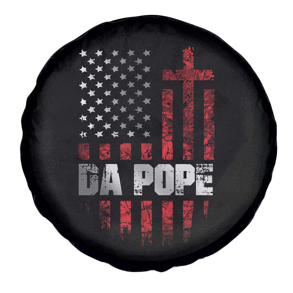 Da Pope Leo XIV Spare Tire Cover From America Chicago America US Flag