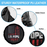 Da Pope Leo XIV Spare Tire Cover From America Chicago America US Flag