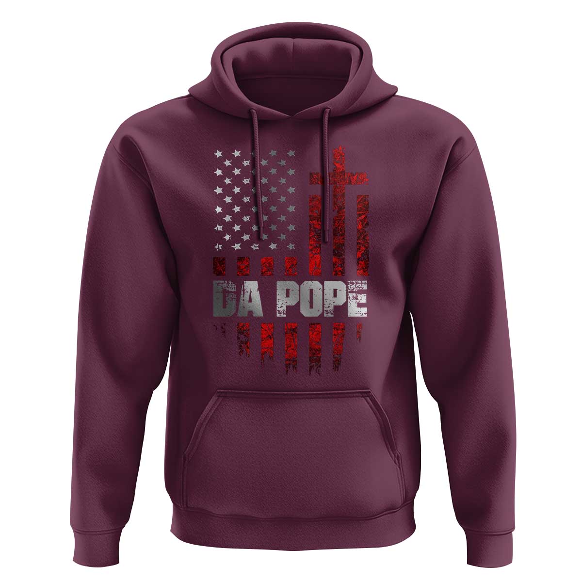Da Pope Leo XIV Hoodie From America Chicago America US Flag
