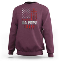 Da Pope Leo XIV Sweatshirt From America Chicago America US Flag