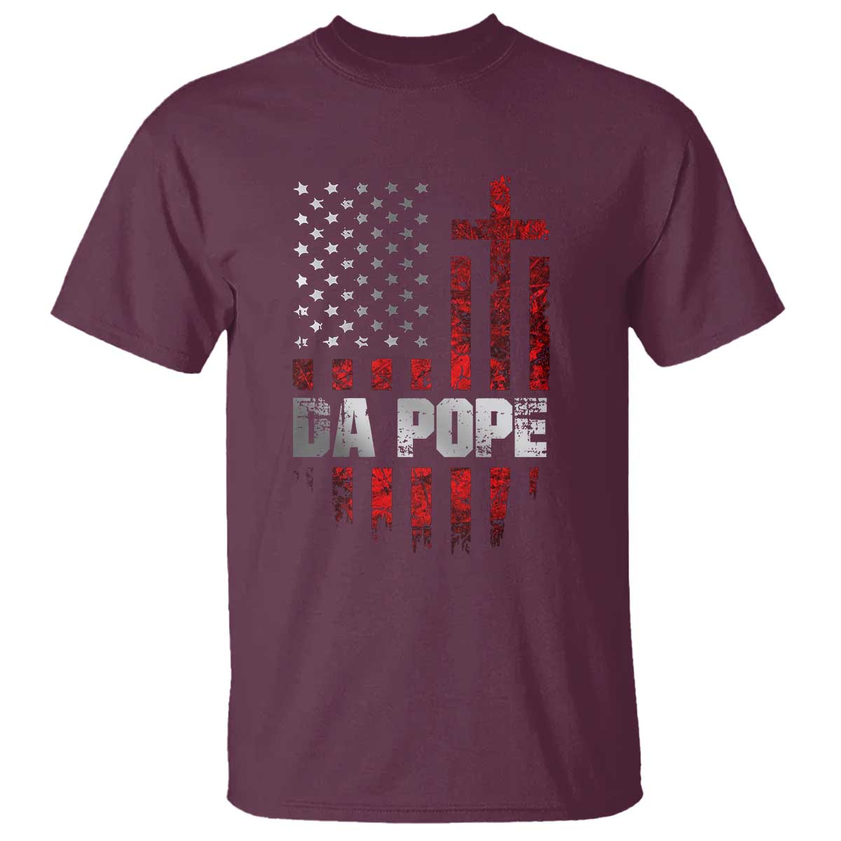 Da Pope Leo XIV T Shirt From America Chicago America US Flag