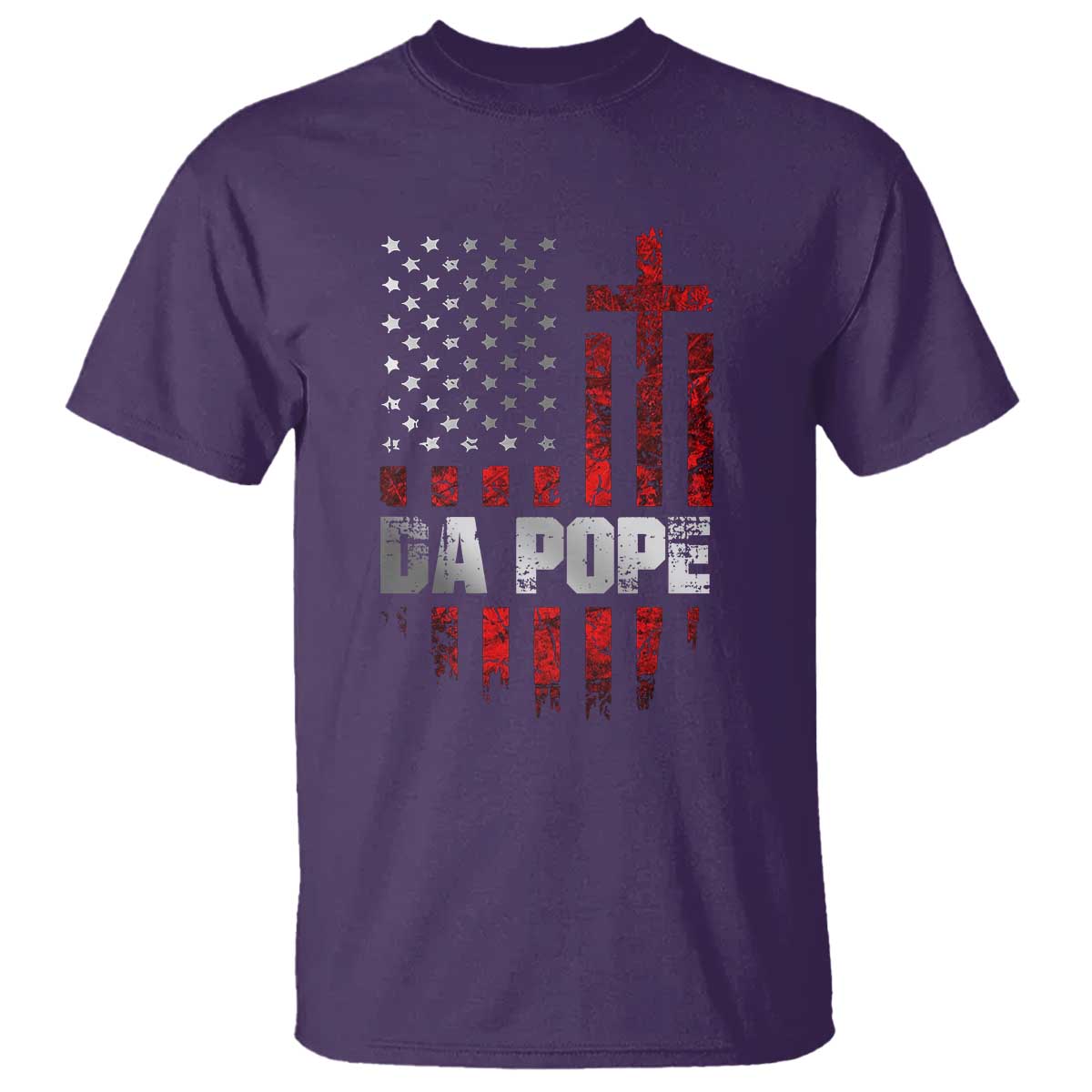Da Pope Leo XIV T Shirt From America Chicago America US Flag