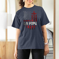 Da Pope Leo XIV T Shirt For Women From America Chicago America US Flag