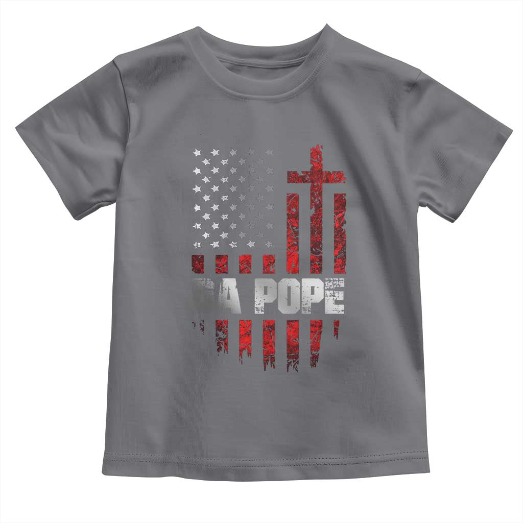Da Pope Leo XIV Toddler T Shirt From America Chicago America US Flag