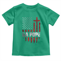 Da Pope Leo XIV Toddler T Shirt From America Chicago America US Flag