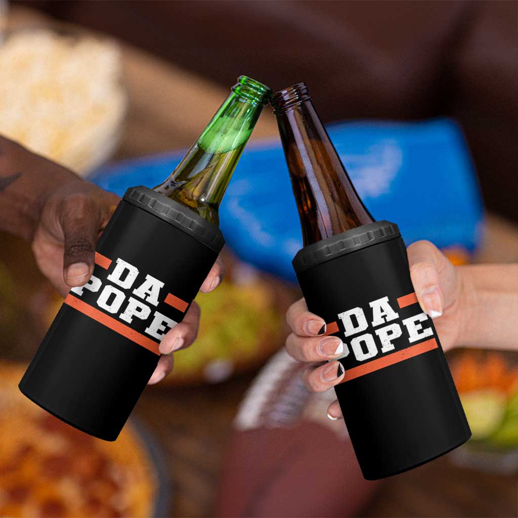 Da Pope Leo XIV 4 in 1 Can Cooler Tumbler From America Chicago