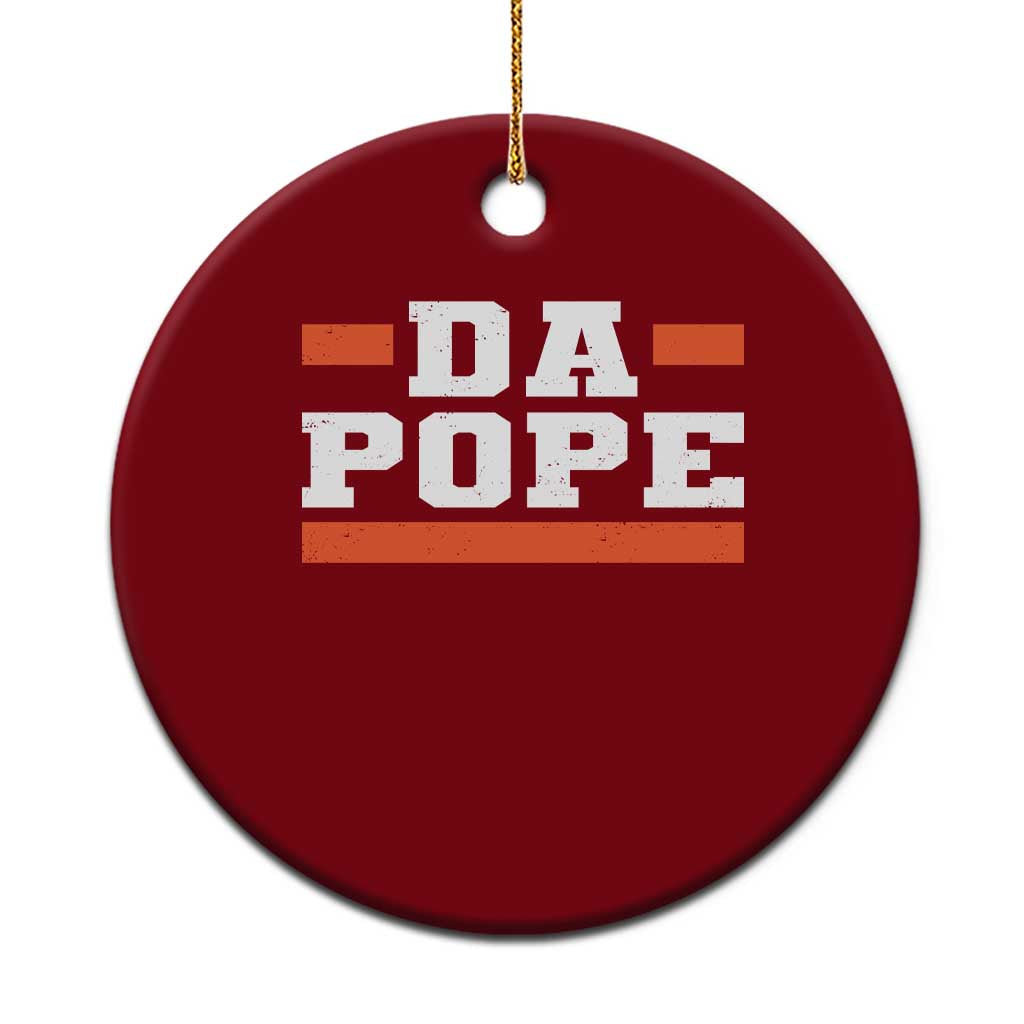 Da Pope Leo XIV Ceramic Ornament From America Chicago - Wonder Print Shop