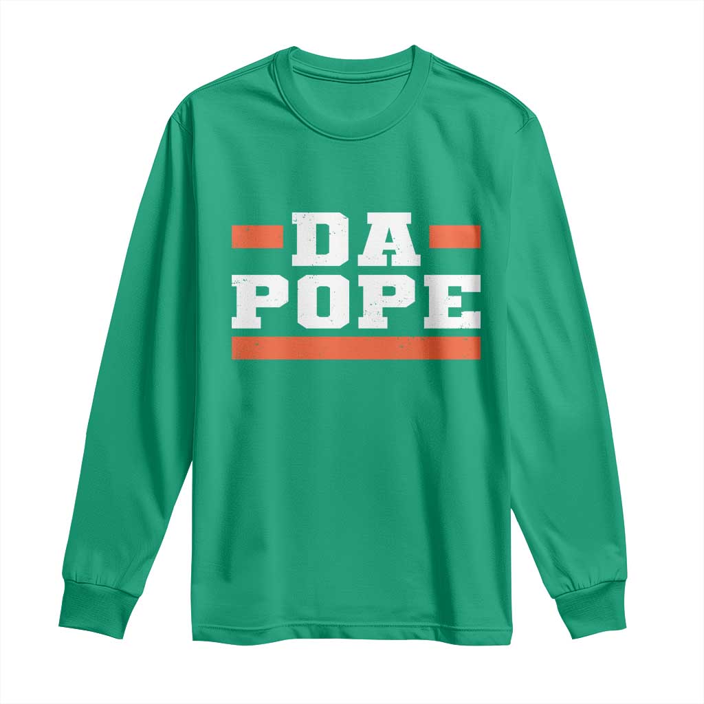 Da Pope Leo XIV Long Sleeve Shirt From America Chicago