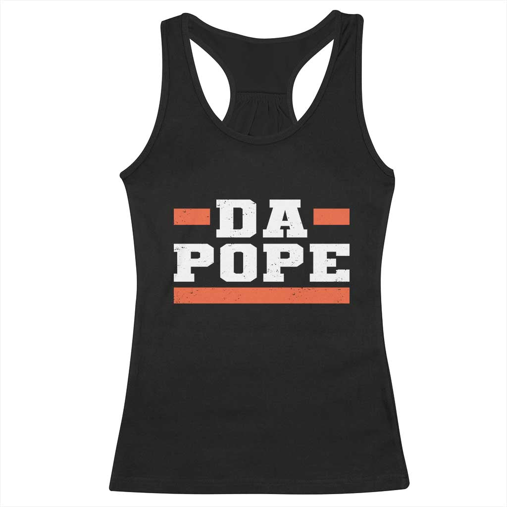 Da Pope Leo XIV Racerback Tank Top From America Chicago
