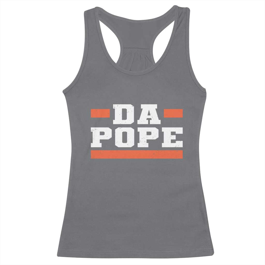 Da Pope Leo XIV Racerback Tank Top From America Chicago