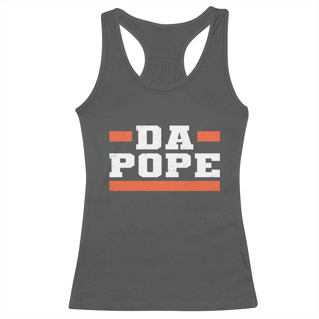 Da Pope Leo XIV Racerback Tank Top From America Chicago