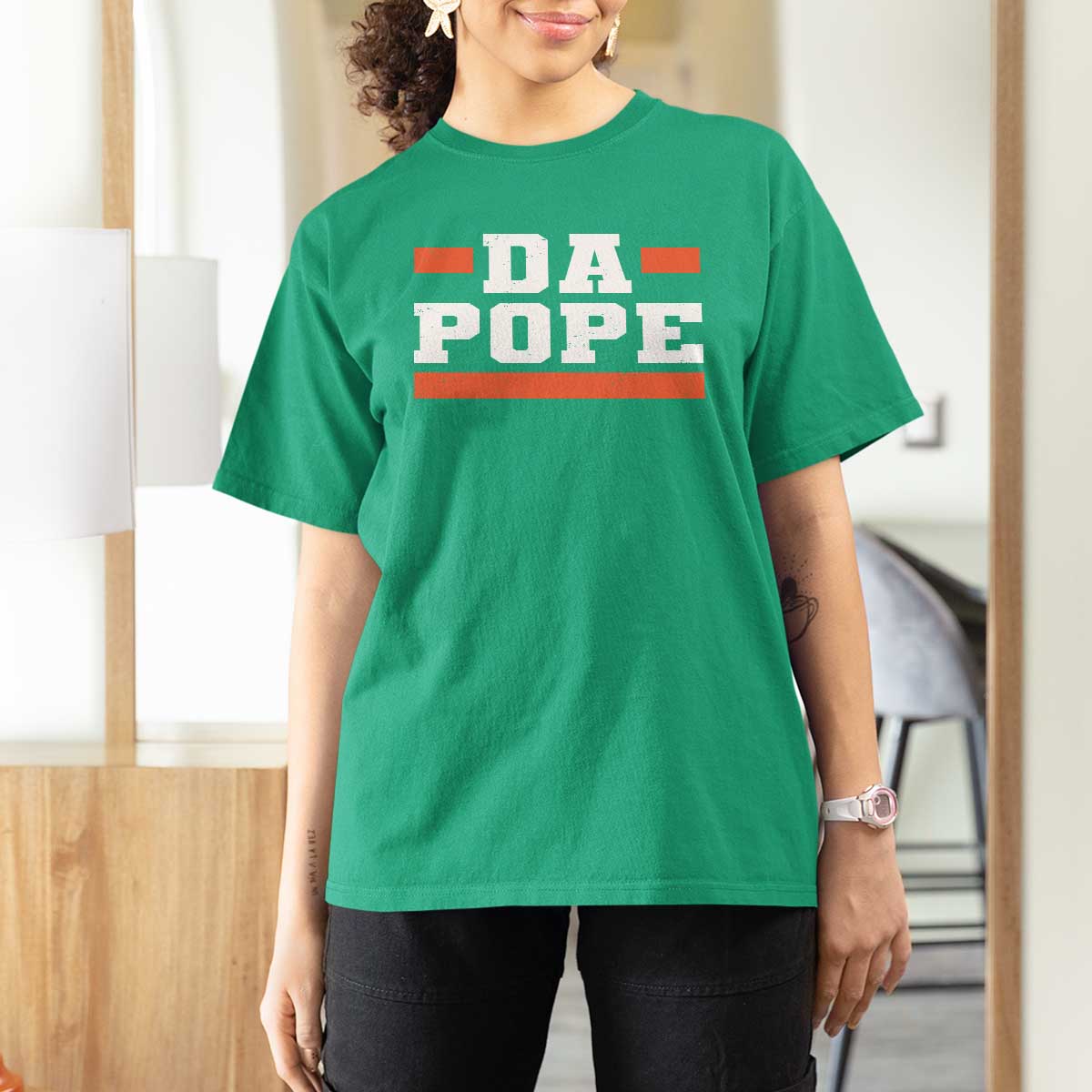 Da Pope Leo XIV T Shirt For Women From America Chicago