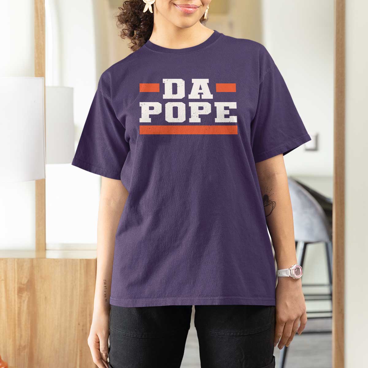 Da Pope Leo XIV T Shirt For Women From America Chicago