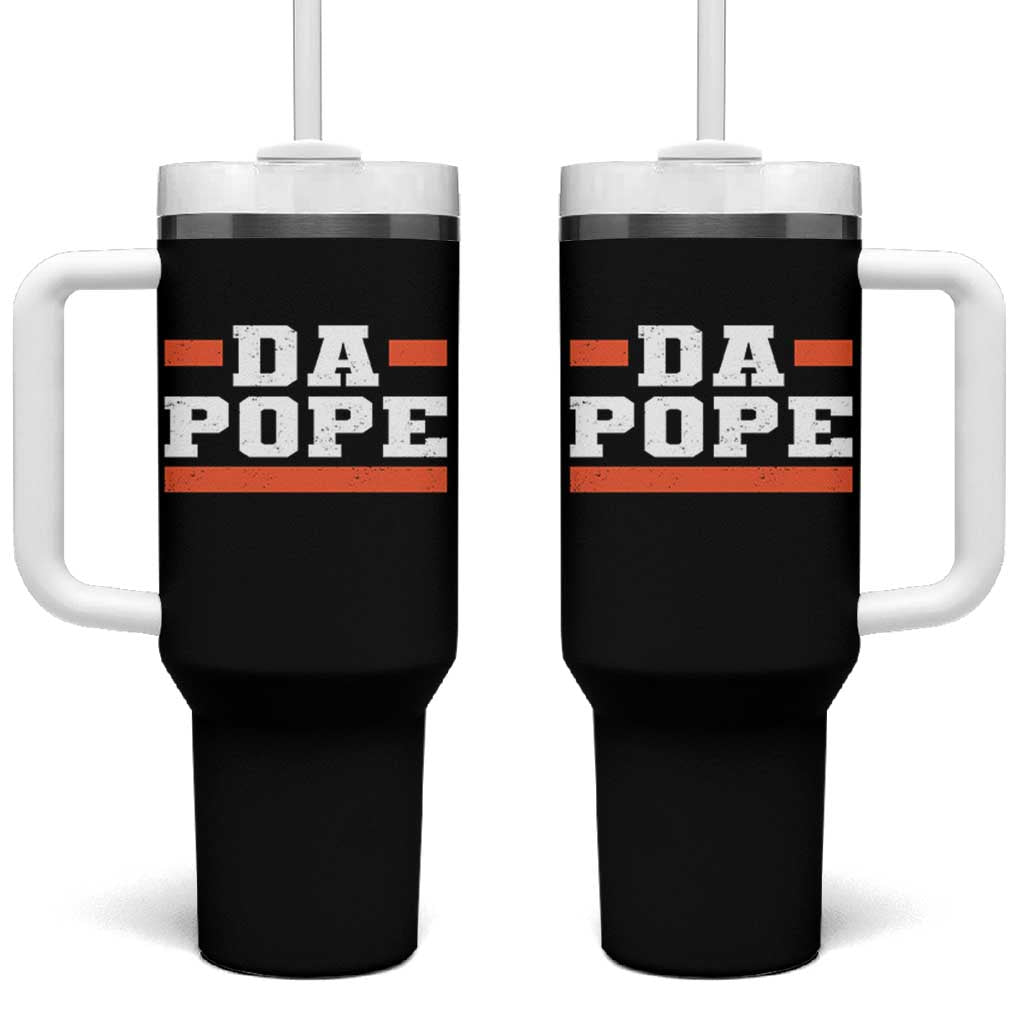 Da Pope Leo XIV Tumbler With Handle From America Chicago