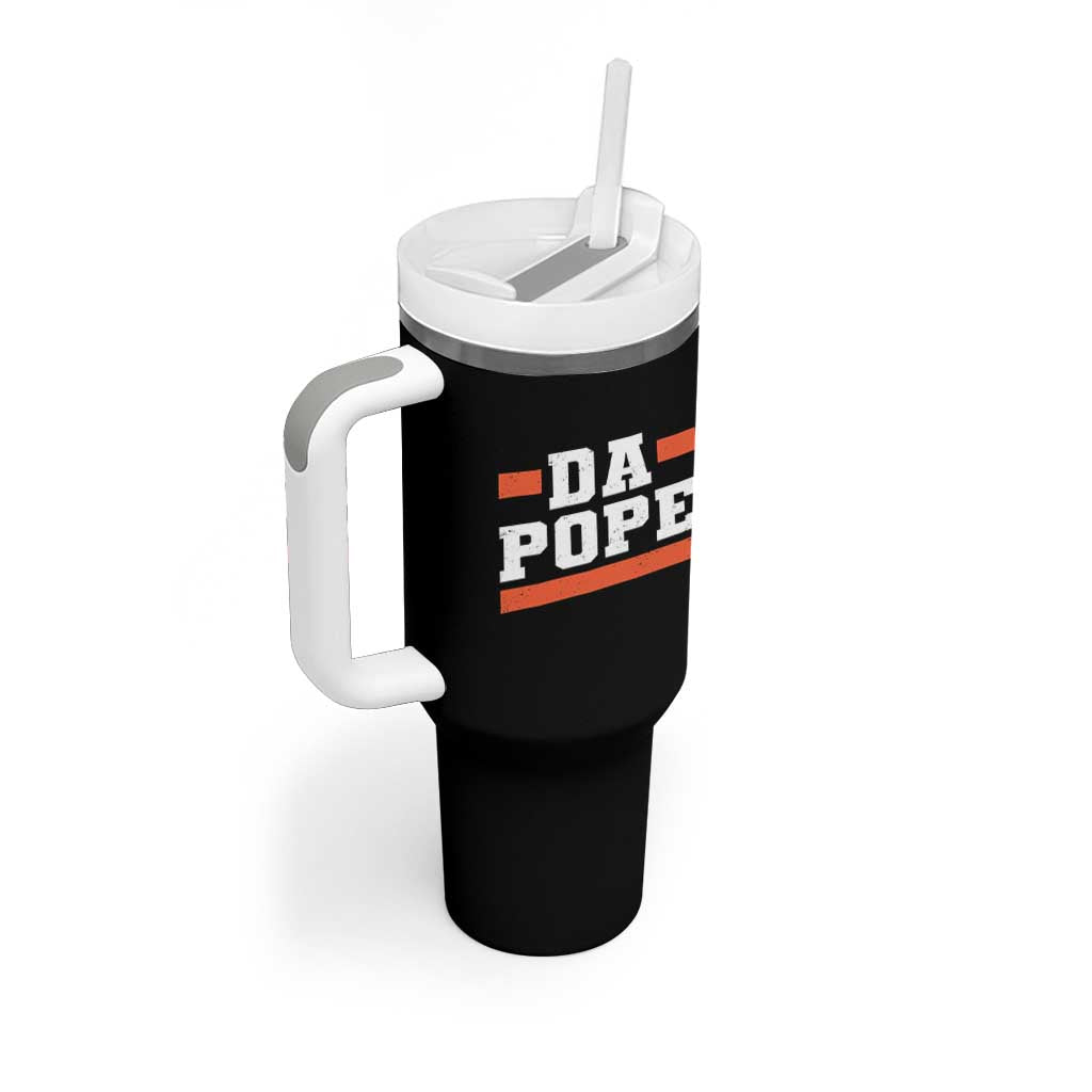 Da Pope Leo XIV Tumbler With Handle From America Chicago