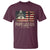 Da Pope Leo XIV T Shirt From America Chicago USA Flag Cross