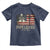 Da Pope Leo XIV Toddler T Shirt From America Chicago USA Flag Cross
